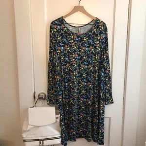 Asos Floral shift dress